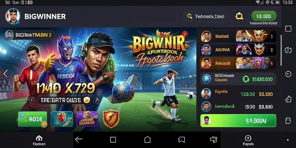 Tampilan menarik dan interaktif saat bermain di BIGWINNER.