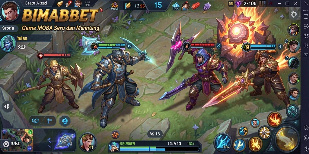 Tampilan gameplay menarik dan dinamis di BIMABET.