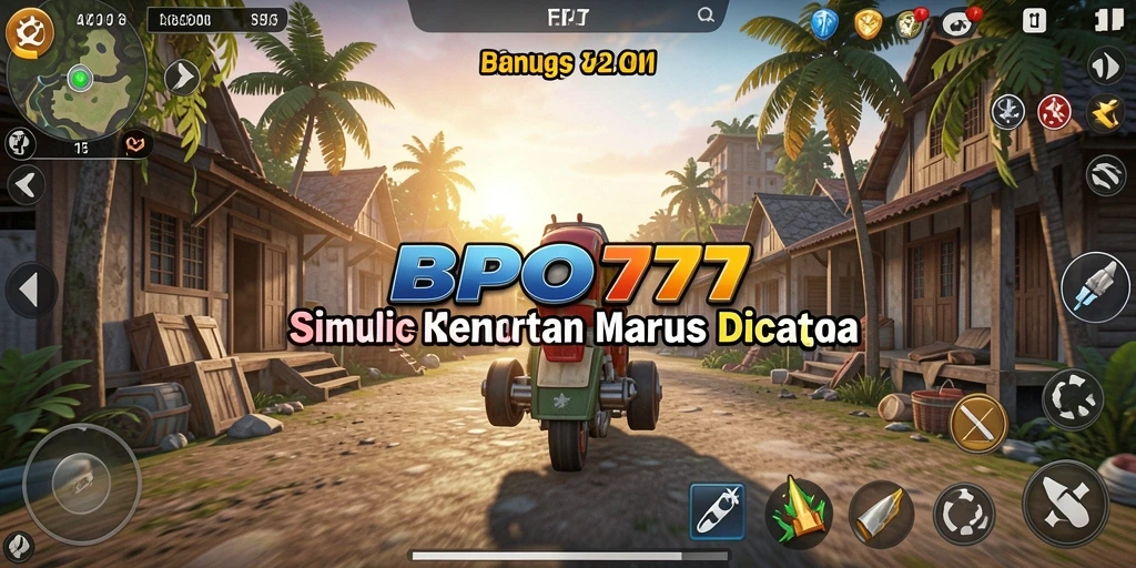 Tampilan gameplay menarik dan dinamis dari BPO777.