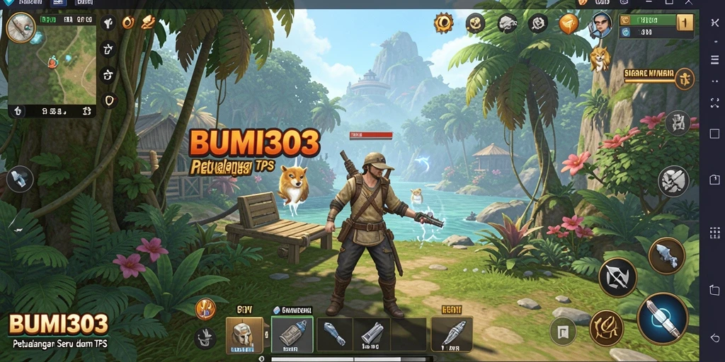Tampilan gameplay seru dan mendebarkan di BUMI303.