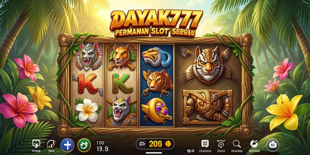 Tampilan gameplay <strong>DAYAK777</strong> yang menarik dan interaktif.