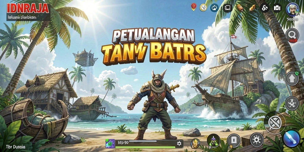 Tampilan gameplay menakjubkan dalam dunia terbuka yang luas.