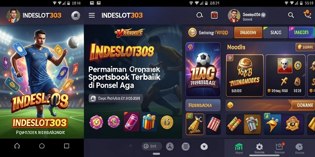 Tampilan menarik dari gameplay Sportsbook INDESLOT303.