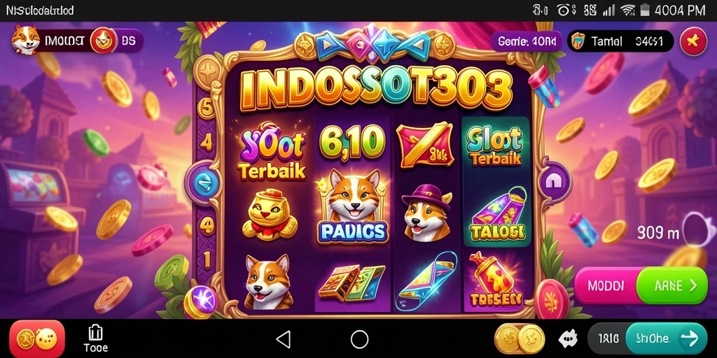 Gameplay seru INDOSLOT303 dengan berbagai slot menarik.