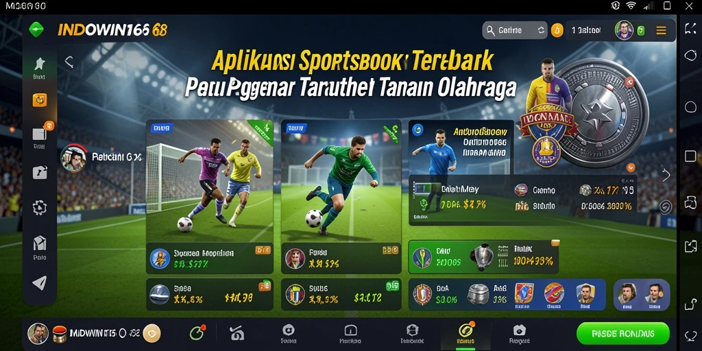 Tampilan gameplay menarik pada aplikasi Sportsbook INDOWIN168.