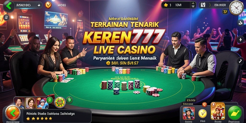 Gameplay seru dengan dealer langsung di KEREN777.