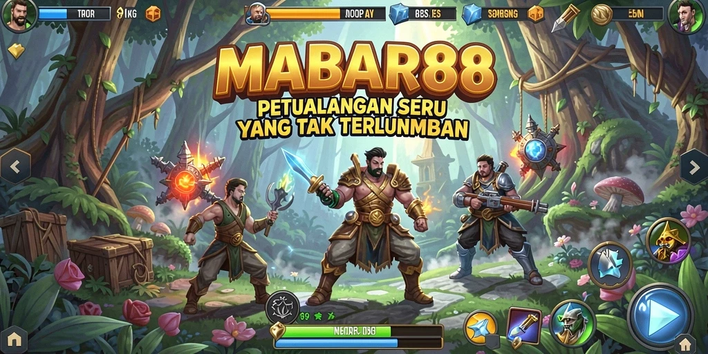 Gameplay seru MABAR88 dengan aksi petualangan yang menawan.
