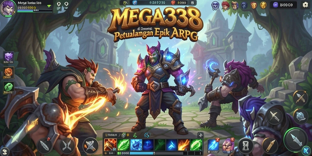 Gameplay mendebarkan di dunia fantasi MEGA338.