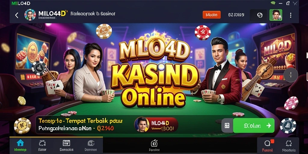 Screenshot game MILO4D menampilkan gameplay kasino yang menarik.