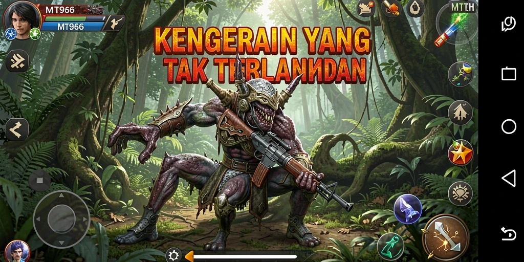 Tampilan gameplay menakutkan dalam MT966 yang bikin merinding.