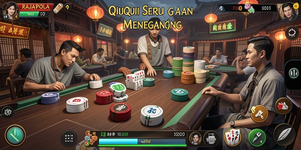 Screenshot gameplay QiuQiu yang mendebarkan dari RAJAPOLA.