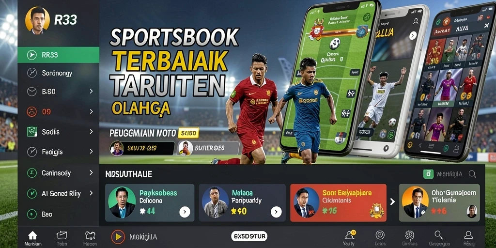 Tampilan gameplay RR33 dengan fitur taruhan olahraga yang menarik.