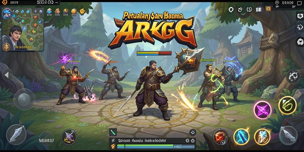 Menampilkan aksi seru dalam dunia ARPG yang luas.