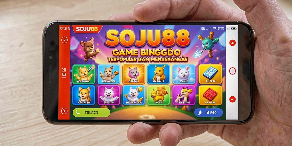 Tampilan menarik dari gameplay Bingo di SOJU88.