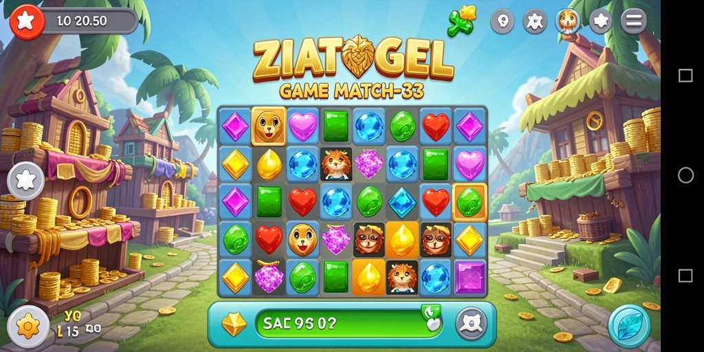 Tampilan menawan dari gameplay ZIATOGEL yang seru.